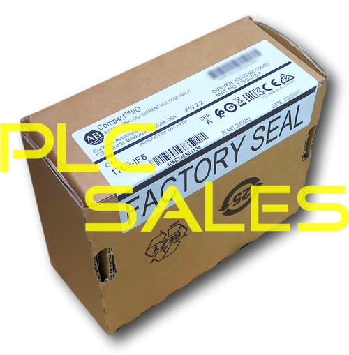New Allen Bradley 1769-IF8  Compactlogix Analog Input Module - Mfg 2022 SEALED - Product Image