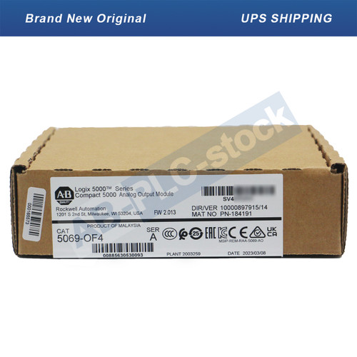 New 2023 Allen Bradley 5069-OF4 Compact 5000 Analog Output Module Does not apply - Product Image
