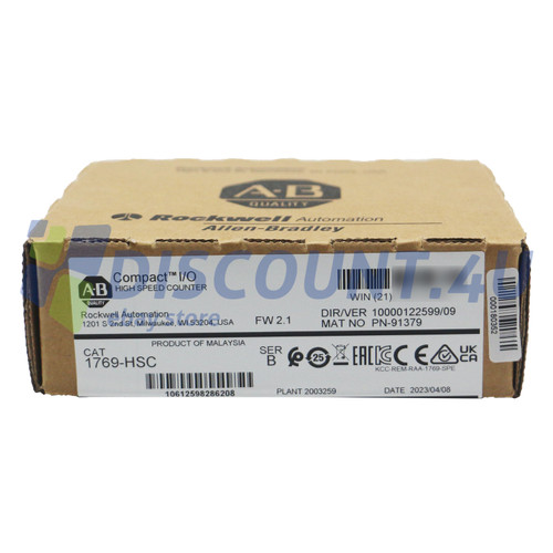 New New Factory Sealed AB 1769-HSC CompactLogix High-Speed Module 1769HSC Does not apply - Product Image