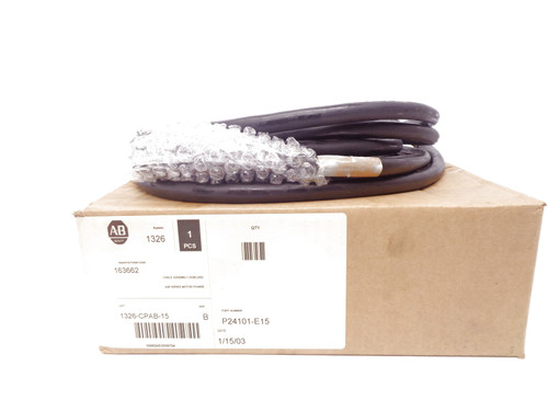 New ALLEN BRADLEY 1326-CPAB-15 SER. B NSMP knox08005354-1326-CPAB-15 - Product Image