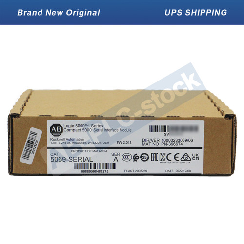 New New Allen Bradley 5069-SERIAL Compact 5000 Serial Interface Module  - Product Image
