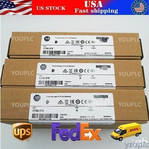 New New Factory Sealed AB 1756-IF8  A Controllogix 8 Point AI Module 1756-IF8 - Product Image