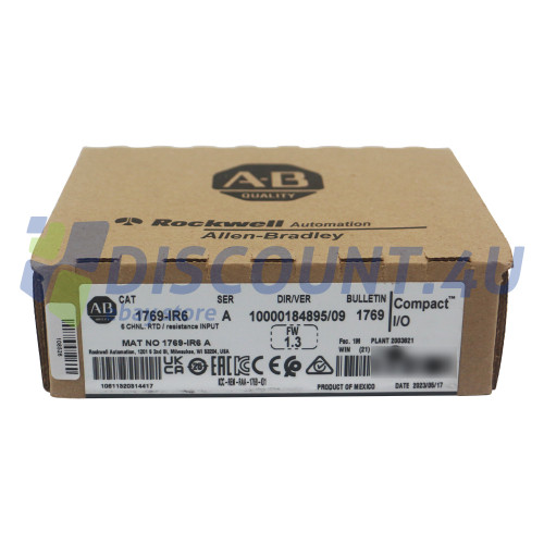 New New Allen Bradley 1769-IR6 CompactLogix 6 Pt RTD Module AB 1769IR6 - Product Image