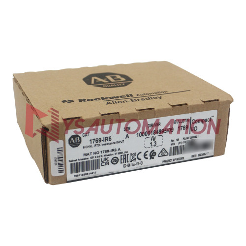 New New Allen-Bradley 1769-IR6 CompactLogix 6 Channel RTDResistance Input Module  - Product Image