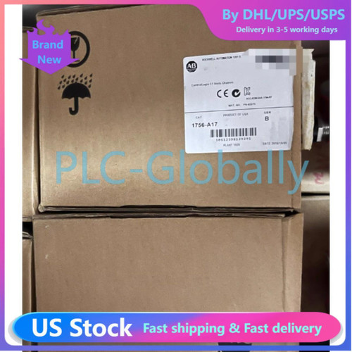 New 1P New Allen-Bradley 1756-A17 SER B ControlLogix 17 Slots Chassis Module 1756A17 - Product Image