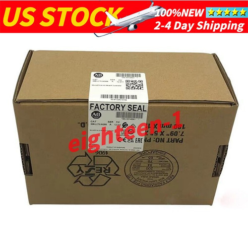 New New Sealed Allen Bradley ENetIP 24 IO Micro870 Controller 2080-LC70-24QBB - Product Image