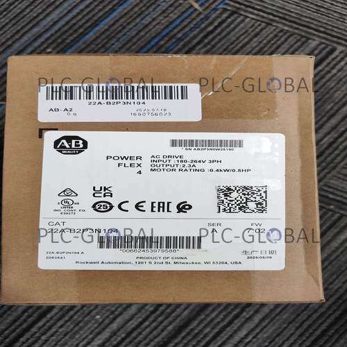 New 1PC NEW Allen-Bradley 22A-B2P3N104 22A B2P3N104 1 year warranty - Product Image