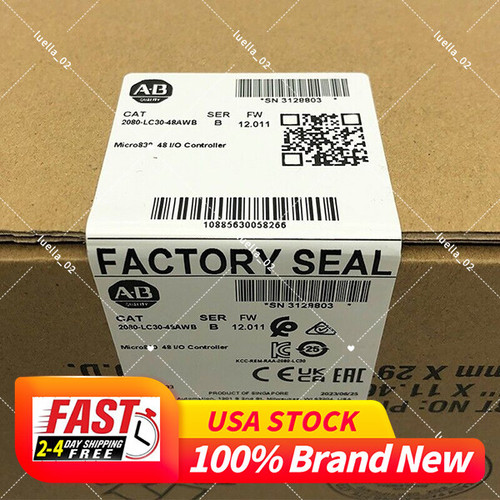 New Allen-Bradley 2080-LC30-48AWB Micro830 48 IO Controller In Box New Sealed - Product Image
