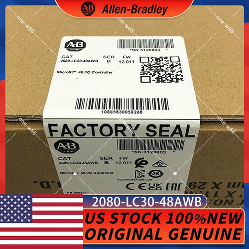 New NEW Allen-Bradley 2080-LC30-48AWB Micro830 48 IO Controller Free delivery - Product Image