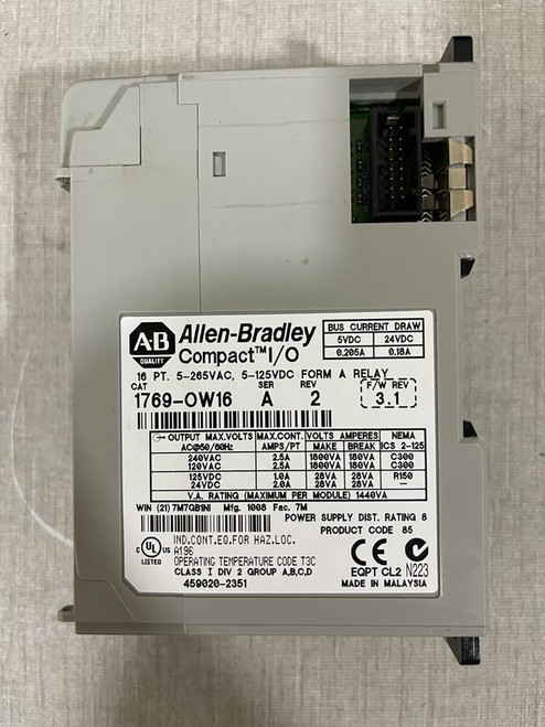 Used Allen Bradley 1769-0W16 A Module - Product Image