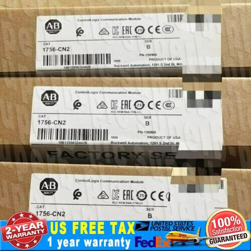 New New Factory Sealed AB 1756-CN2 Controllogix Communication Module 1756CN2  - Product Image