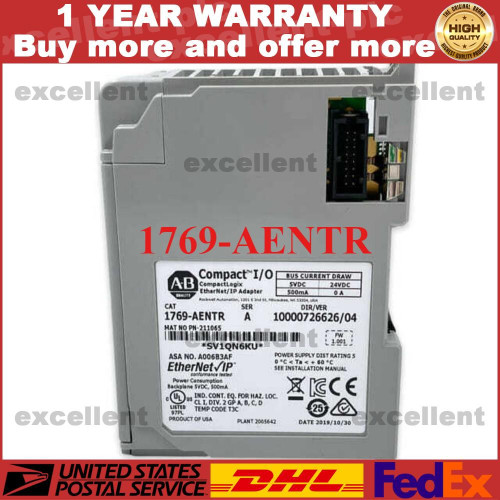 New New Factory Sealed AB 1769-AENTR Ser A Compactlogix Ethernet Adapter  AB  - Product Image