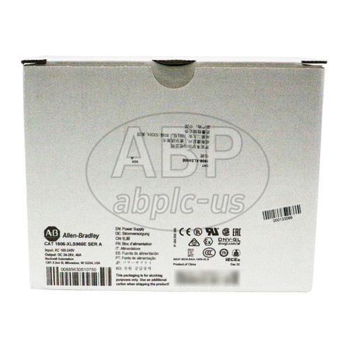 New New Allen-Bradley 1606-XLS960E 100-240Vac input, 24Vdc, 960Watt 40A output.  - Product Image