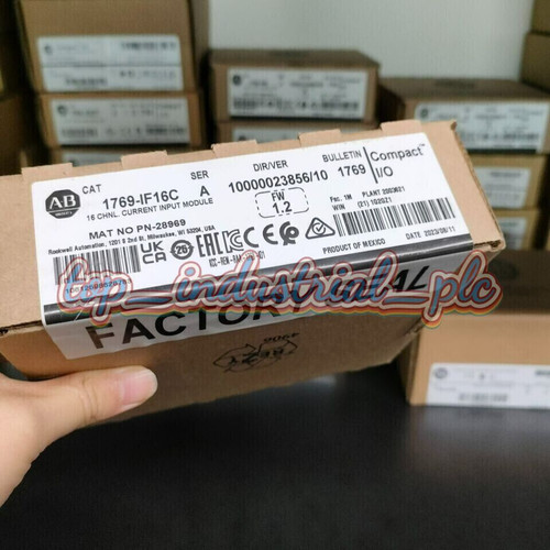 New New Factory Sealed Allen Bradley 1769-IF16C CompactLogix 16Pt AI Current Module - Product Image