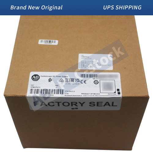 New New Allen-Bradley 1756-PA72 ControlLogix 85-265 VAC Power Supply  - Product Image
