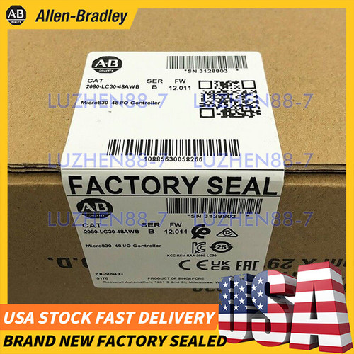 New 2080-LC30-48AWB Micro830 48 IO Controller 2080LC3048AWB New Original In Box - Product Image