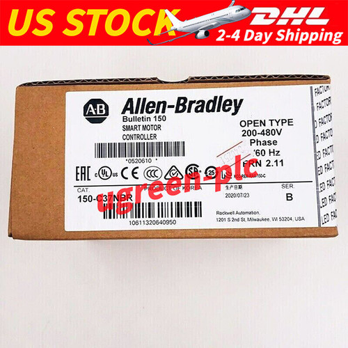 New Allen-Bradley 150-C37NBR SMC-3 Smart Motor Controller AB New Factory Sealed  - Product Image