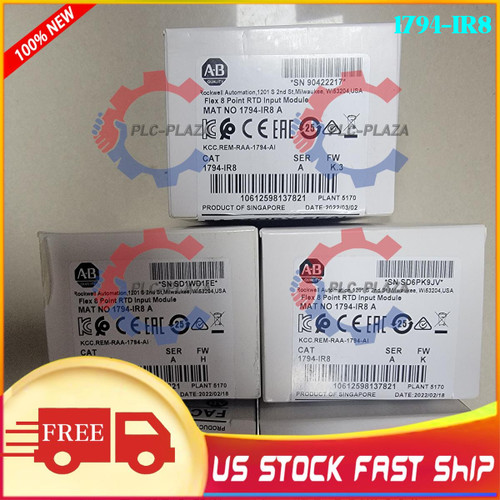 New New Allen Bradley AB 1794-IR8 Flex 8 Point RTD Input Module 1794IR8 FREE TAX - Product Image