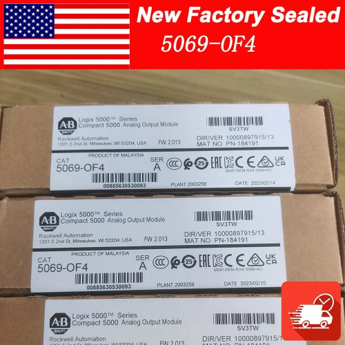New New Sealed Allen-Bradley 5069-OF4 A Compact 5000 Analog Output Module 5069OF4 - Product Image