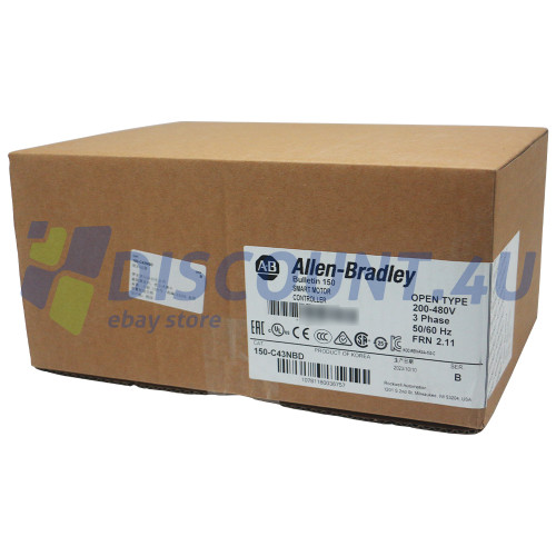 New 150-C43NBD Allen-Bradley SMC-3 Smart Motor Controller 150C43NBD - Product Image