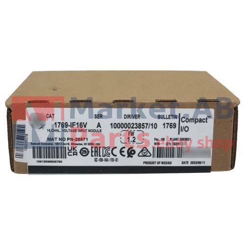 New Allen-Bradley 1769-IF16V CompactLogix 16 Pt AI Voltage Module Factory Sealed  - Product Image