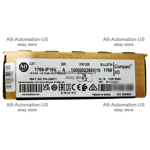 New Allen Bradley New 1769-IF16V CompactLogix 16 Channel AI Voltage Input Module  - Product Image