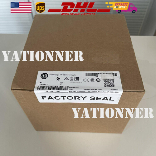 New New Sealed AB 1756-PB72 ControlLogix 24V DC Power Supply Module US Free Tax  - Product Image