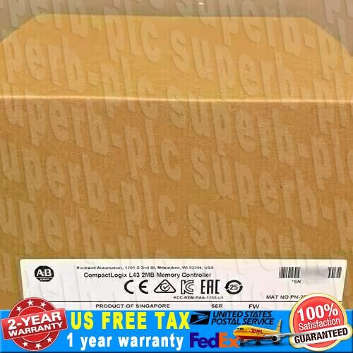 New New Allen Bradley 1768-L43 SER B CompactLogix L43 Controller Module AB 1768L43  - Product Image