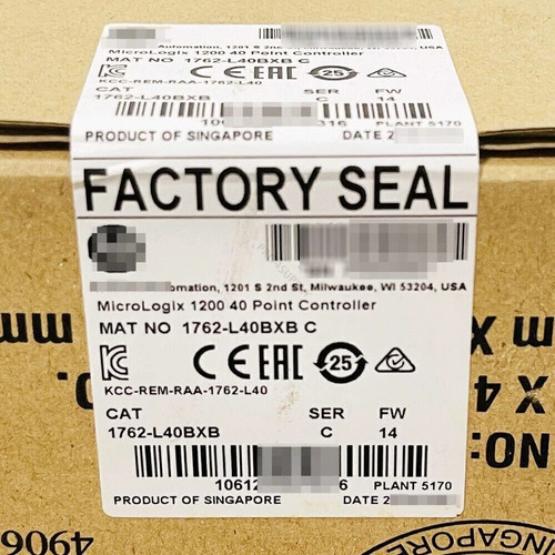 New 1762-L40BXB NEW PLC MicroLogix 1200 40 Point Controller 1762 L40BXB  - Product Image