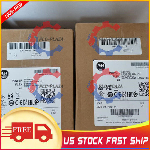 New NEW 22B-A5P0N114 Allen-Bradley With 1 Year warranty Free Ship - Product Image