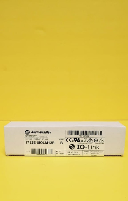 New Surplus Sealed Allen-Bradley 1732E-8IOLM12R IO-Link Master Module 8 Channel - Product Image