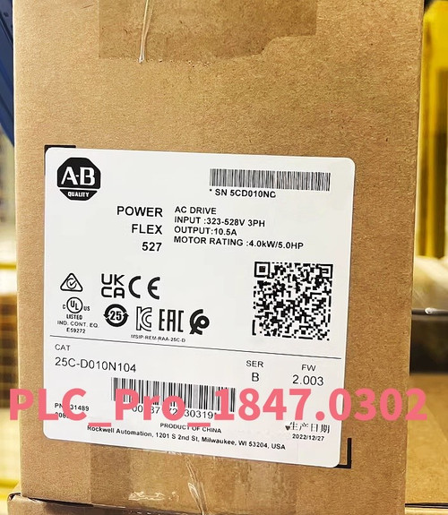 New 1PCS Brand New Allen-Bradley 25C-D010N104 PowerFlex SER B Fast delivery plc_pro_1847.0302 - Product Image