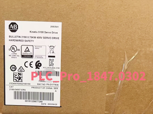 New 1PCS Brand New Allen-Bradley 2198-E4007-ERS Servo Drive Fast delivery Unknown - Product Image