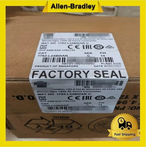 New NEW AB 1762-L24BWAR SER C MicroLogix 1200 24 Point Controller  - Product Image