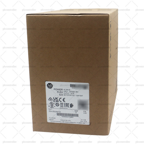 New 25A-D024N104 New Allen Bradley PowerFlex 523 11kW 15Hp AC Drive 3 Phase 11 kW. - Product Image