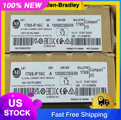New Allen-Bradley 1769-IF16C CompactLogix 16 Pt AI Current Module 1769IF16C NEW  - Product Image