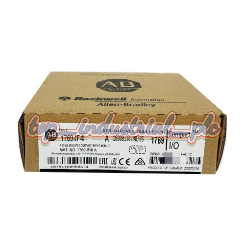 New New Sealed Allen-Bradley 1769-IF4I  A Compact IO Analog Input Module 1769IF4I  - Product Image