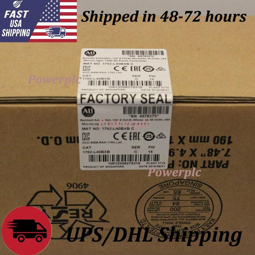 New AB 1762-L40BXB MicroLogix 1200 40 Point Controller 1762-L40BXB US Free Tax  - Product Image
