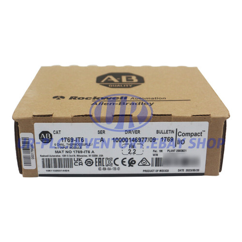 New New Factory Sealed AB 1769-IT6 A CompactLogix ThermocouplemV Input Module  - Product Image