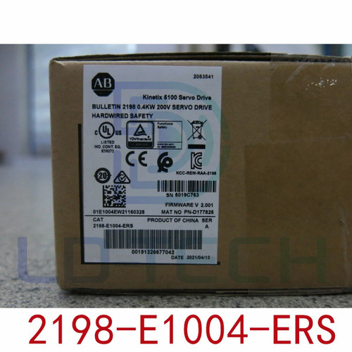 New NEW Allen Bradley 2198-E1004-ERS Kinetix 5100 Servo Drive 2198E1004ERS fast ship - Product Image