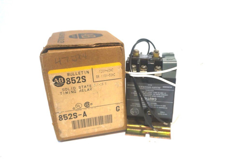 New ALLEN BRADLEY 852S-A TIMING RELAY SER.G 852SA NEW, SURPLUS - Product Image