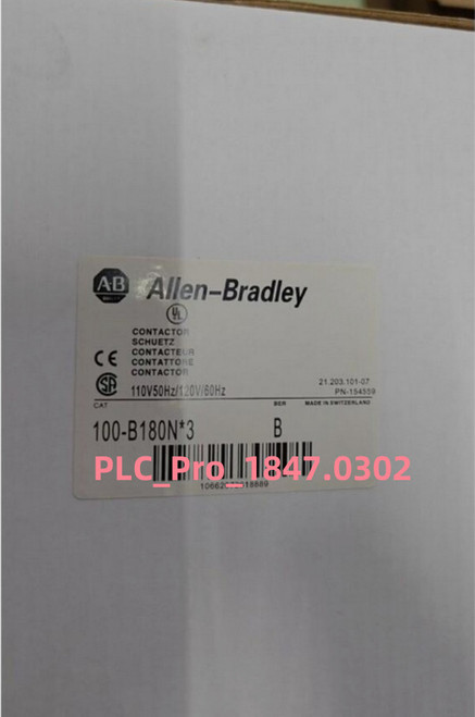 New 100B180N3 1PCS Brand New Allen-Bradley 100-B180N3 ser b Fast delivery 100-B180N*3 - Product Image