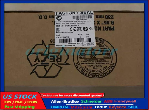 New New Sealed Allen-Bradley 1761-L32BWA MicroLogix1000 32 Point Controller - Product Image