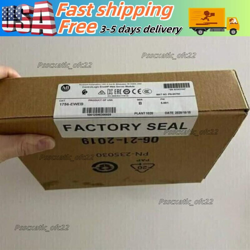 New New AB 1756-EWEB 1756EWEB ControlLogix ENetIP Web Server Module US Free Tax Does not Apply - Product Image