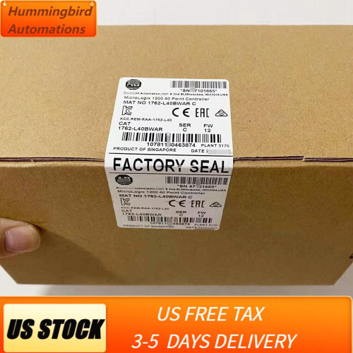 New New Factory Sealed Allen Bradley 1762-L40BWAR Controller Module - Product Image