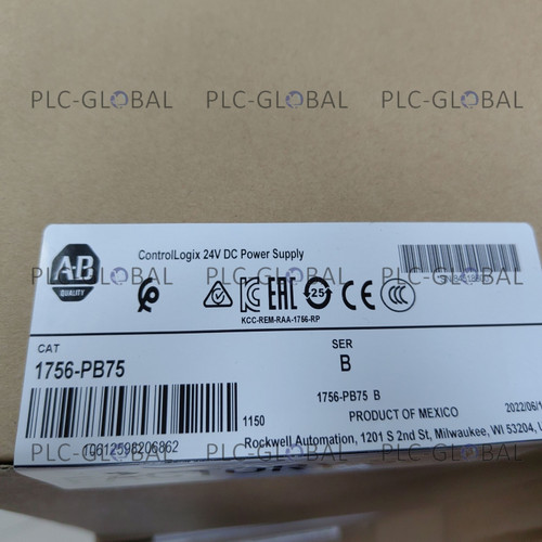 New 1PC New Allen-Bradley 1756-PB75 With 1 Year Warranty 1756PB75, 1756-PB75 - Product Image