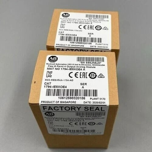 New New Factory Sealed AB 1794-IE8XOE4 Flex 8 Input 4 Output Analog Module 1794IE8 - Product Image