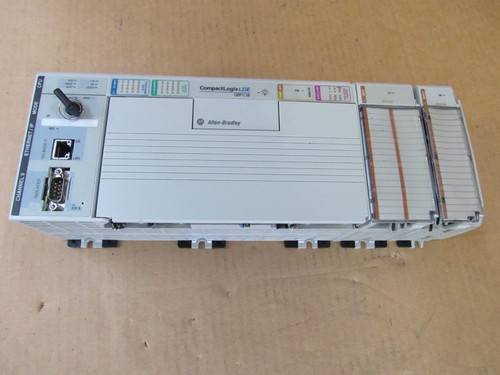 Used ALLEN BRADLEY COMPACTLOGIX 1769-L23E-QBFC1B w1769-IF8  1769-IF4I XLNT TAKEOUT - Product Image