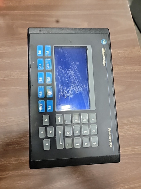 Used Allen-Bradley 2711-K5A8 PanelView 550 Terminal No Back Cover Rev K - Product Image