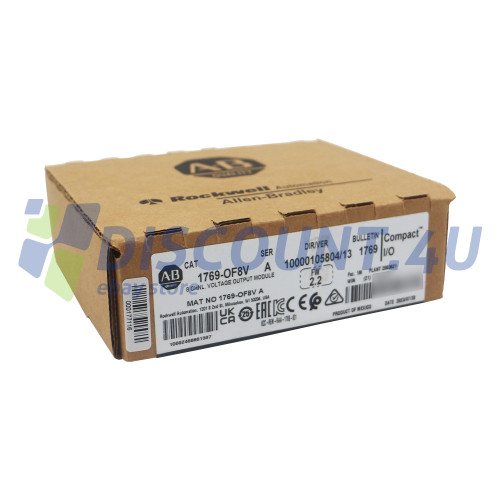 New New Allen-Bradley 1769-OF8V Series A CompactLogix 8-Ch Analog Voltage 1769-0F8V Dose not apply - Product Image